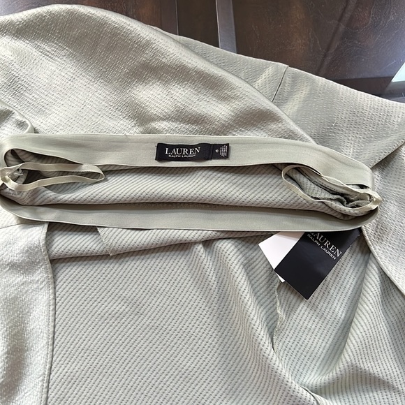 LAUREN RALPH LAUREN HERIKAN SATIN MIDI SKIRT. - Picture 13 of 14